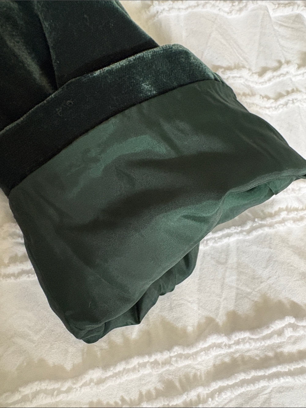 Old Navy Holiday Green Velvet Oversized Party Blazer - Picture 9 of 11
